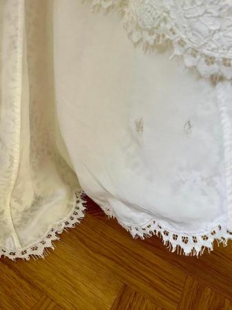 Image 11 of Whistles Mia £549 White Vintage Lace Train Wedding Dress