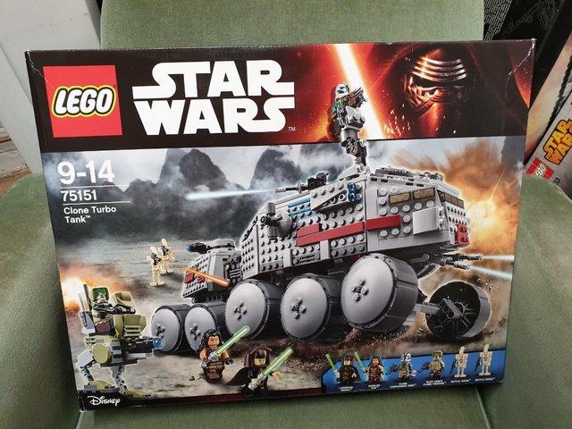 Preview of the first image of Lego Star Wars 75151 Clone Turbo Tank.
