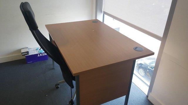 Image 6 of 10 Light Cinnamon Single Office Desks/tables/computer desks