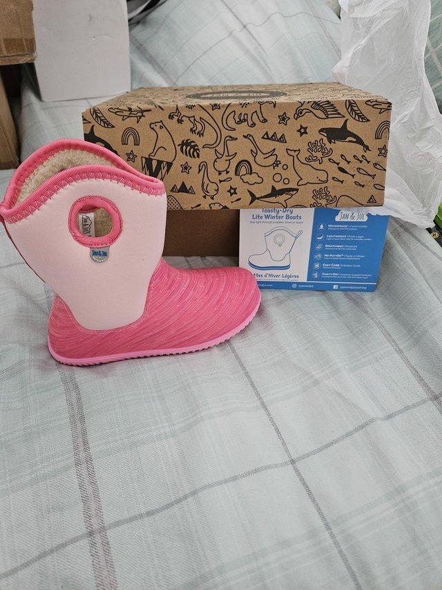 Preview of the first image of Girls waterproof boots kids.