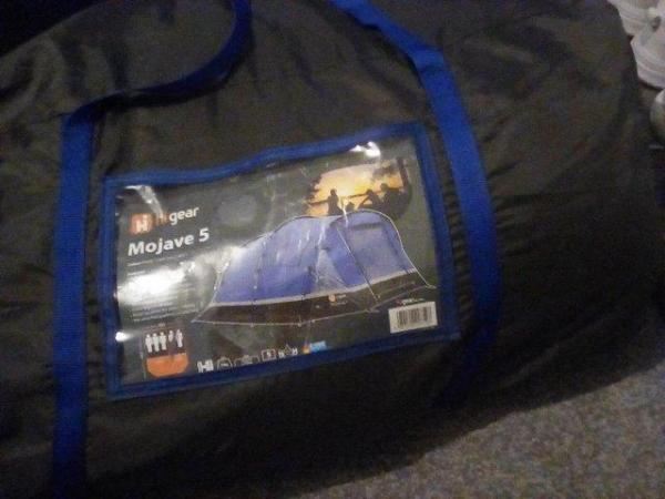 Image 1 of a blue mojave 5 tent for sale with other Camping equipment i