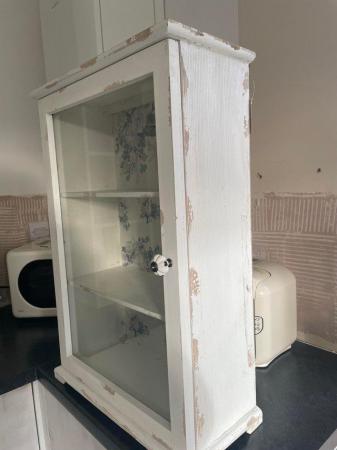 Image 1 of Vintage Chippy paint display Cabinet