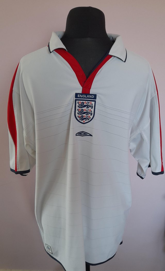 Preview of the first image of Selection of vintage England shirts.