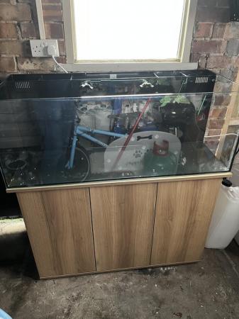 Image 9 of Water Box 910 Aquarium & Jewel oak cabinet