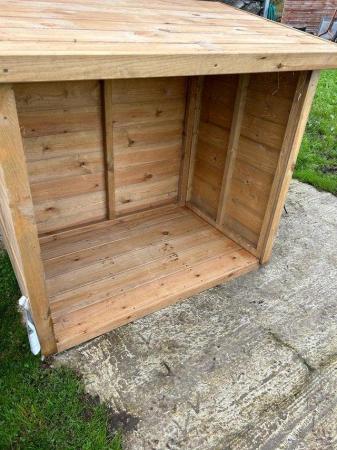 Image 1 of Wooden Log Store. New. Bargain.