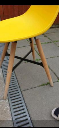 Image 3 of Colourful modern dining chairs x 4