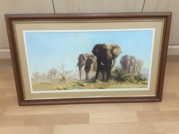Image 1 of THE IVORY IS THEIRS BY DAVID SHEPHERD FRAMED PRINT