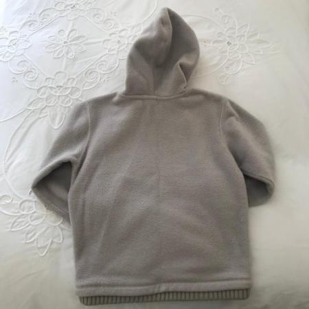 Image 2 of Next hoodie, neutral, pocket, cosy. Boy/girl. 6 yrs. 116cms