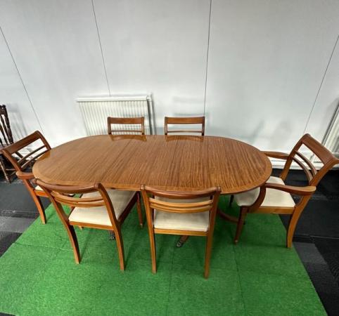 Image 1 of Dining Table with 6 chairs