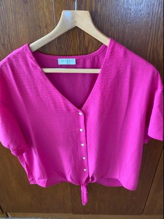 Image 1 of Ladies Pink Blouse Size 14 NEW