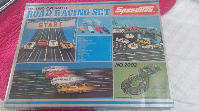 Image 2 of Battery Operated SpeedTrax Road Racing Set