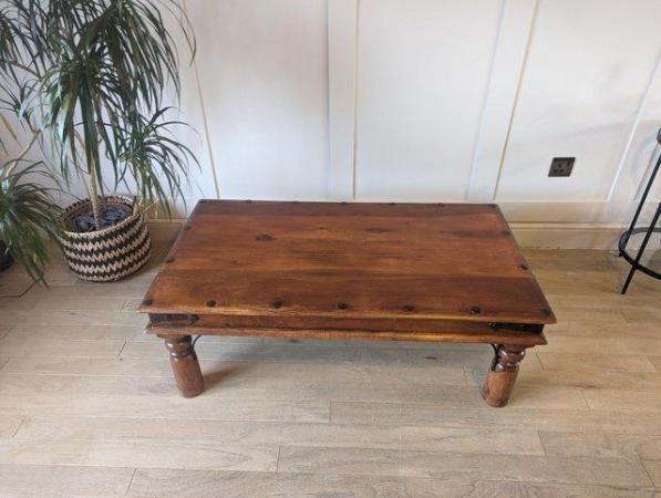 Image 1 of Next sheesham wood coffee table