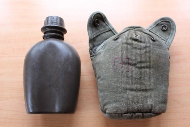 Preview of the first image of Ex-British Army Plastic Canteen.