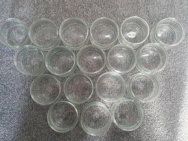 Image 1 of 18 GLASS RAMEKINS AS NEW IN BOX