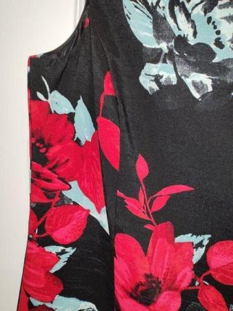 Image 17 of BNWT Anna Rose Dress Size 16 Red/Black