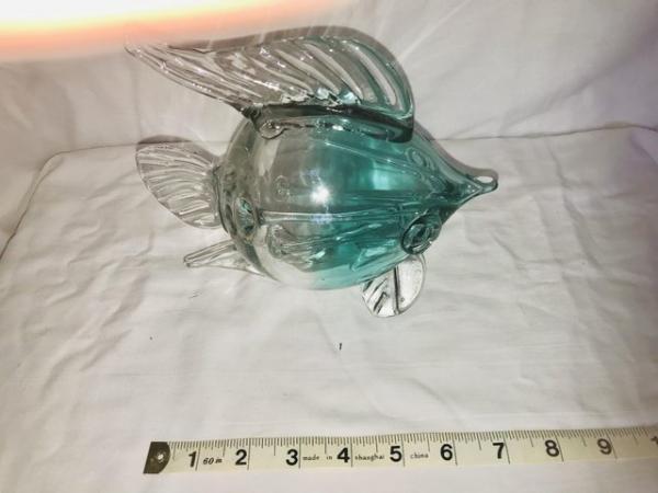 Image 2 of Stunning glass bubble fish ornament