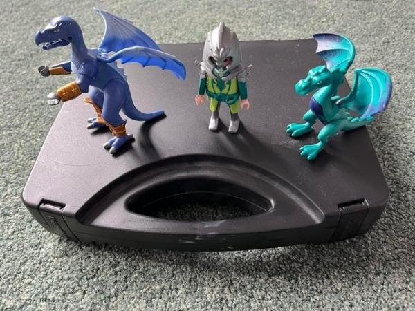Image 1 of Playmobil dragon toy set