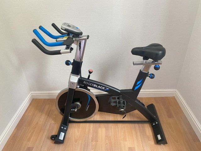 Preview of the first image of Roger Black Spin Bike JX7038W/512323 - Excellent Condition!.