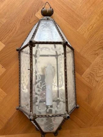 Image 2 of Antique Wall Light - wired for electricity