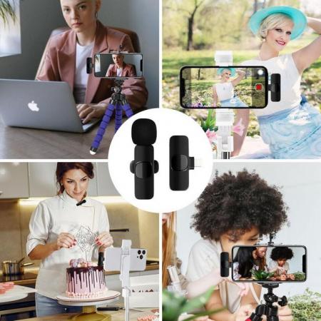 Image 2 of Mini Wireless Lavalier Microphone Mic Phone For iPhone