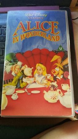 Image 1 of Walt Disney Alice in wonderland Video