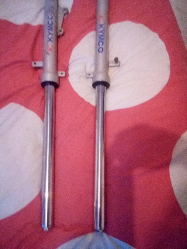 Preview of the first image of Motorcycle forks no rust/ pitting.