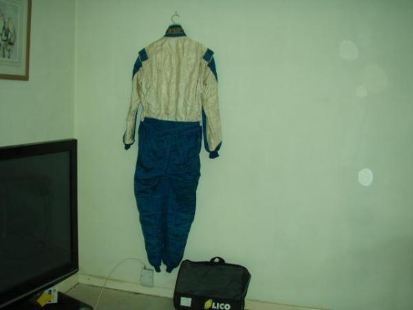 Image 2 of Lico Motor racing suit blue and silvery white