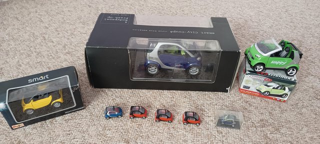 Image 1 of collection joblot of toy smart cars with free postage