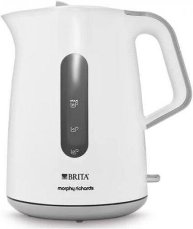Image 1 of MORPHY RICHARDS BRITA MAXTRA+ KETTLE WHITE-1.5L--NEW!