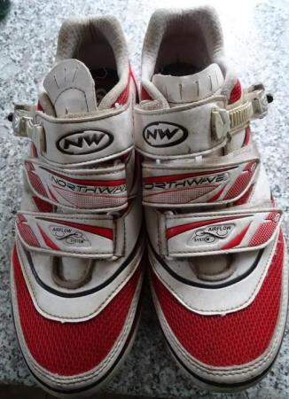 Image 1 of Northwave cycle shoes with cleats
