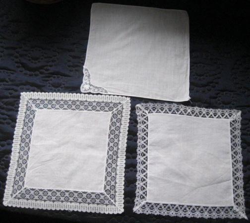 Image 3 of NEW pack of 3 Ladies Handkerchiefs and more.