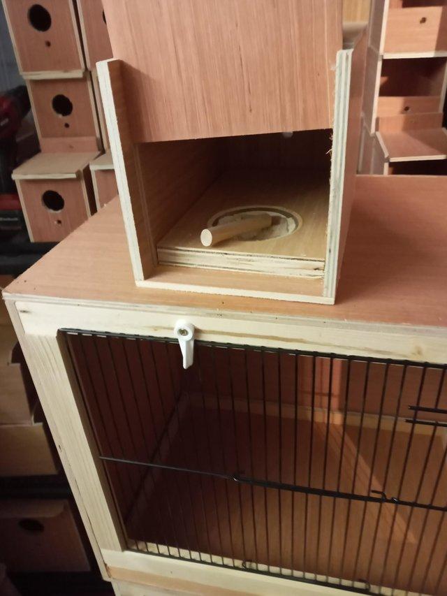 Preview of the first image of Budgie nest boxes with concave.
