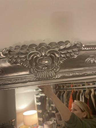 Image 2 of TASKERS Large silver mirror standing/hanging