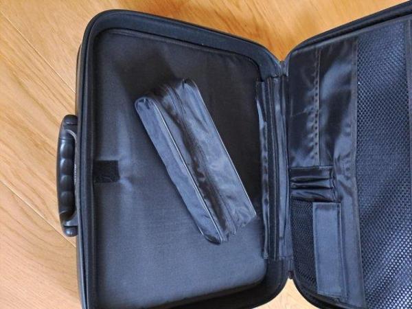 Image 8 of Antler Black Laptop Bag/ Brief Case With Shoulder Strap