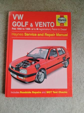 Image 1 of Haynes VW Golf & Vento Service and Repair manual
