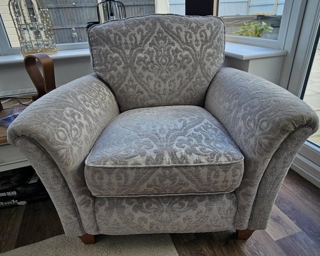 Preview of the first image of Parker Knoll 2 seater Devonshire style sofa and chair.
