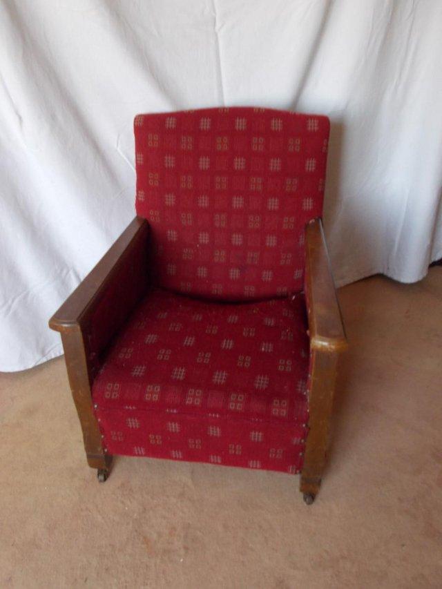 Preview of the first image of 1940's childs lounge armchair very rare.