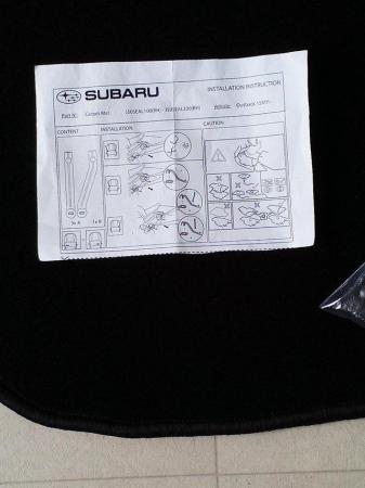 Image 2 of Genuine Subaru Outback car mat set