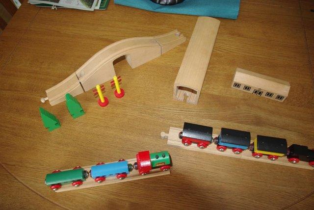 Image 2 of BRIO Wooden Train Set 48 pieces