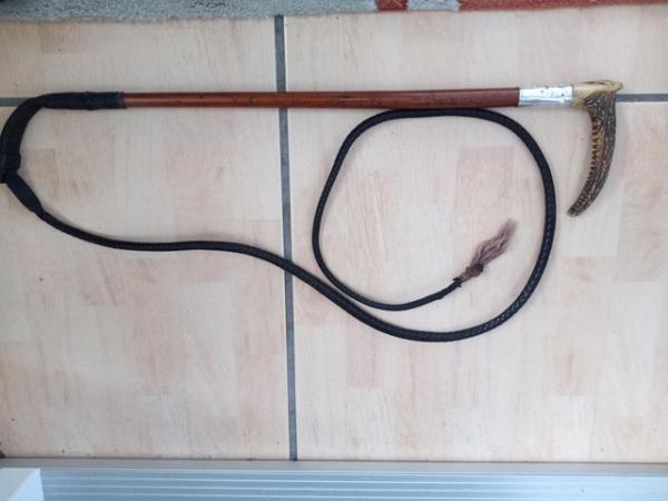 Image 1 of VintageHunting Whip 76"Long