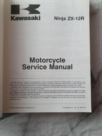 Image 3 of KAWASAKI NINJA ZX-12RSERVICE MANUAL