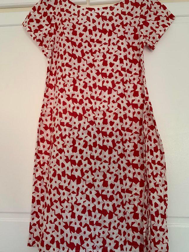Preview of the first image of Agnes B Vintage dress in pure cotton.