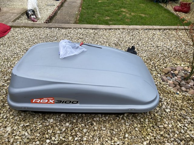 Preview of the first image of Car roof box in good condition.