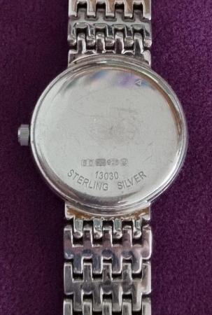 Image 2 of Solid Sterling Silver Rotary Watch