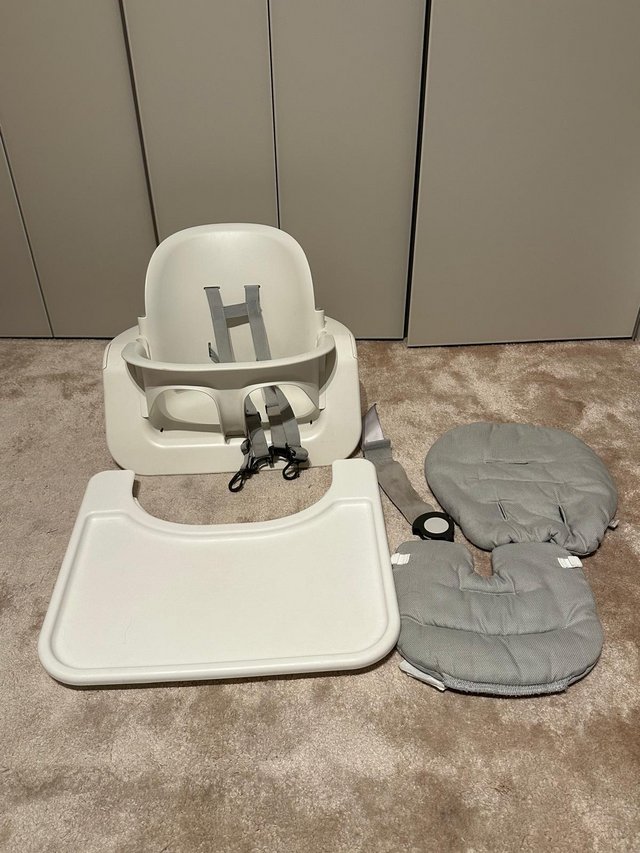 Preview of the first image of Stokke Steps Baby Highchair & Tray.
