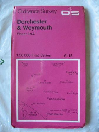 Image 2 of Ordnance Survey Map 1:50 000 First Series Dorchester & Weymo