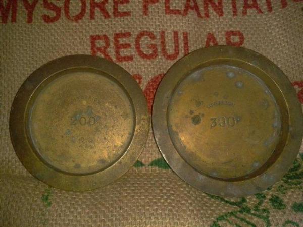 Image 3 of 1800s Royal Mint issue Brass sovereign weights 200 & 300