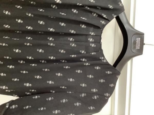 Image 1 of Black jumpsuit with white print size 12 from Great Plains