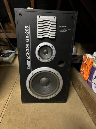 Image 2 of Pair of GENEXXA Speakers Black