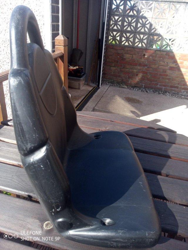 Preview of the first image of Kettler Go-Kart seat, black, in good condition.